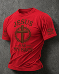 Men'S Faith Themed Printed T-Shirt