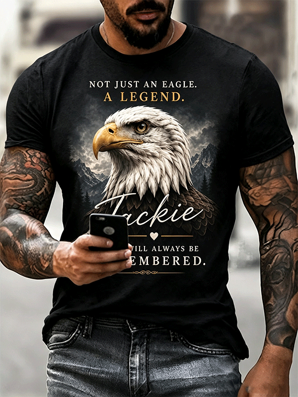 Men'S Jackie Legend Bald Eagle Mountain Memorial Tee