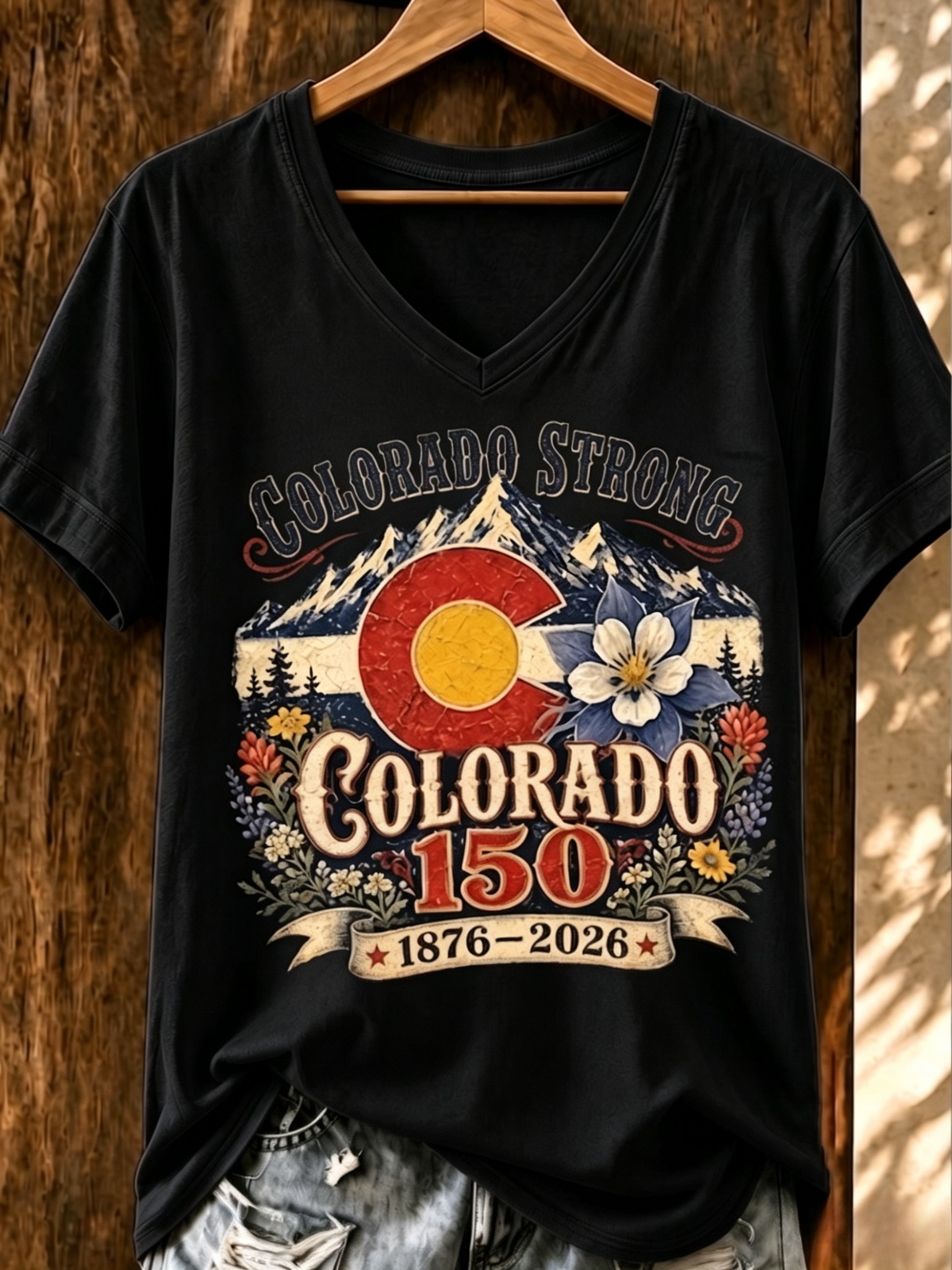 Women's Casual Colorado Strong T-shirt