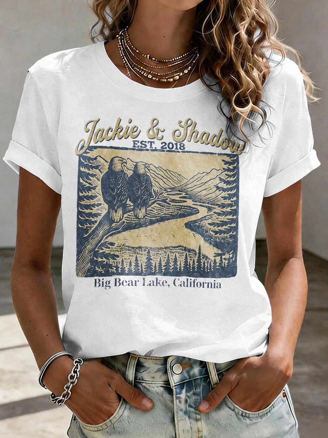 Women'S Not Just an Eagle A Legend Memorial Tee