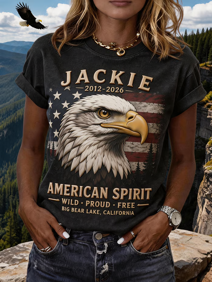 Women's Jackie Forever Our Queen Print T-Shirt