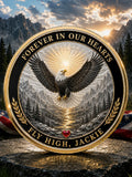 Jackie Bald Eagle Memorial Medallion – Forever Above Big Bear 2012–2026