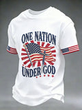 Men's One Nation Under God Printed T-Shirt