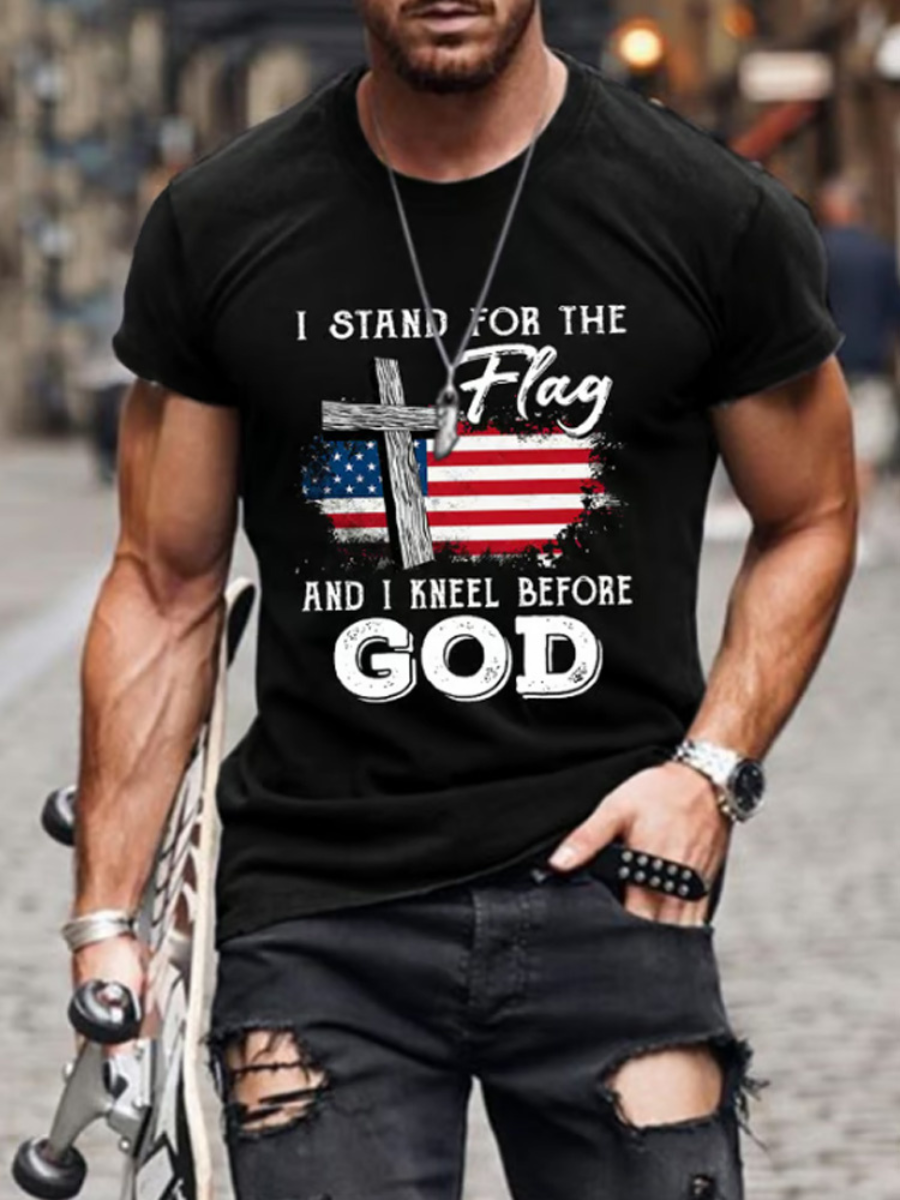 Men's American Flag Faith T-Shirt