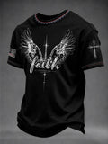 Men's Faith-Themed Casual T-Shirt