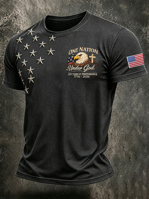 250Th Anniversary Printed Round Neck T-Shirt From The United States
