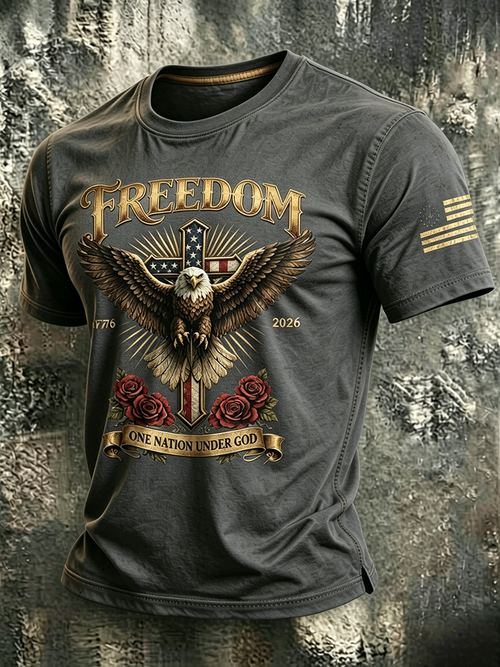 250Th Anniversary Faith Printed Round Neck T-Shirt In The United States