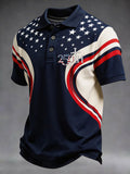 Men'S 250Th Anniversary Of The USA Creative Print Short-Sleeve Polo Shirt