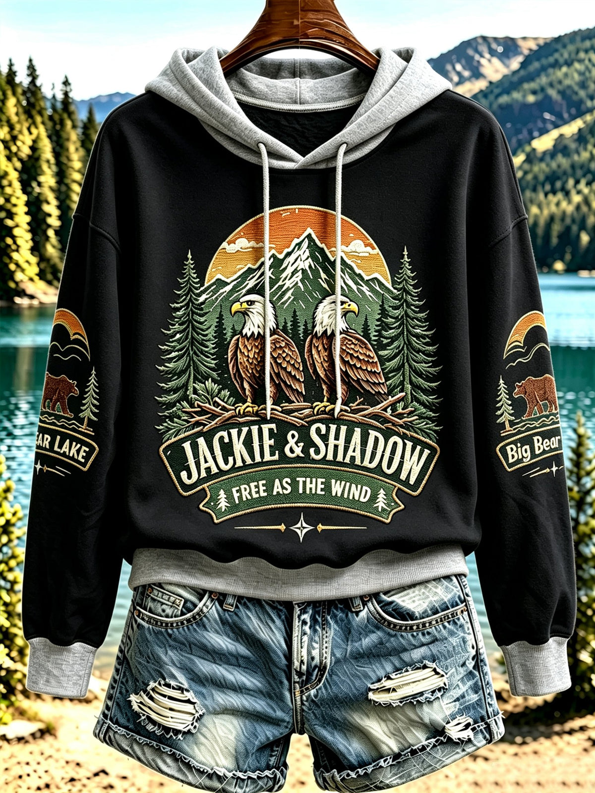Women's Animal Print Casual Hoodie