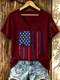 Women'S Faith Animal Casual Printed Short Sleeved T-Shirt