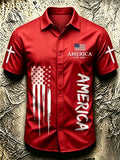 American Independence Day Men's Casual Shirt