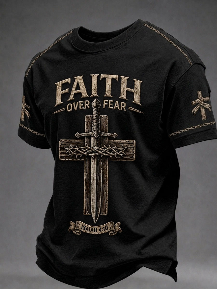 Men'S Faith Printed T-Shirt