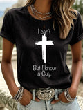Women's I Can't But I Know A Guy Christian T-Shirt