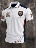 Men'S Retro Cross 250Th Anniversary Edition Short Sleeve Polo Shirt