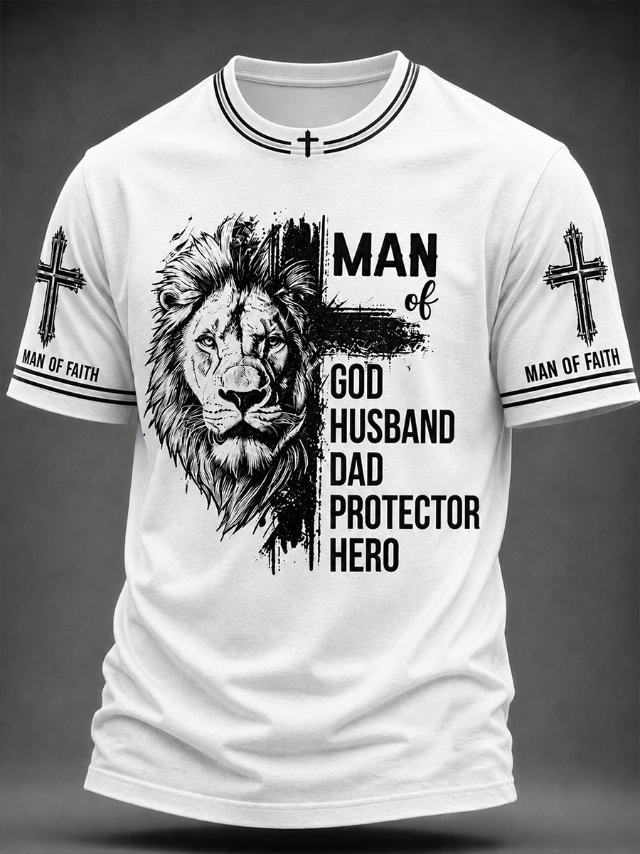 Men'S Faith Printed T-Shirt