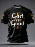 Men's Faith Art Print Casual T-Shirt