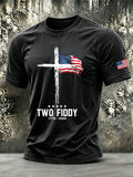 Men'S Retro Two Fiddy Printed T-Shirt