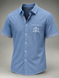 Men's Faith Cross Print Shirt