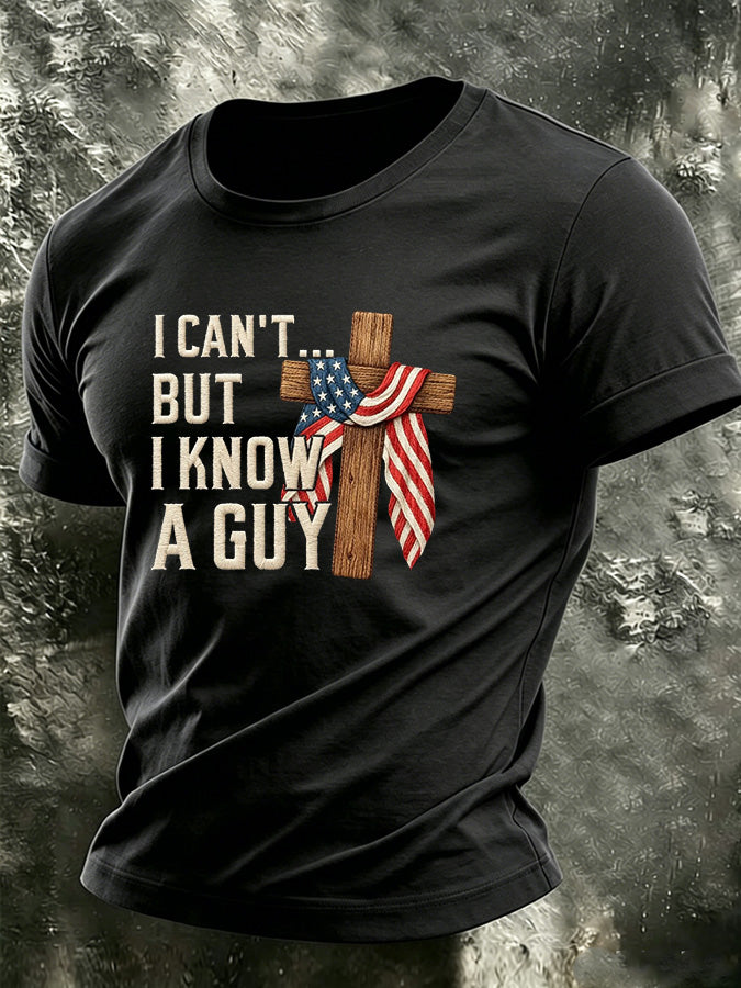 Men'S Faith Cross Commemorative T-Shirt