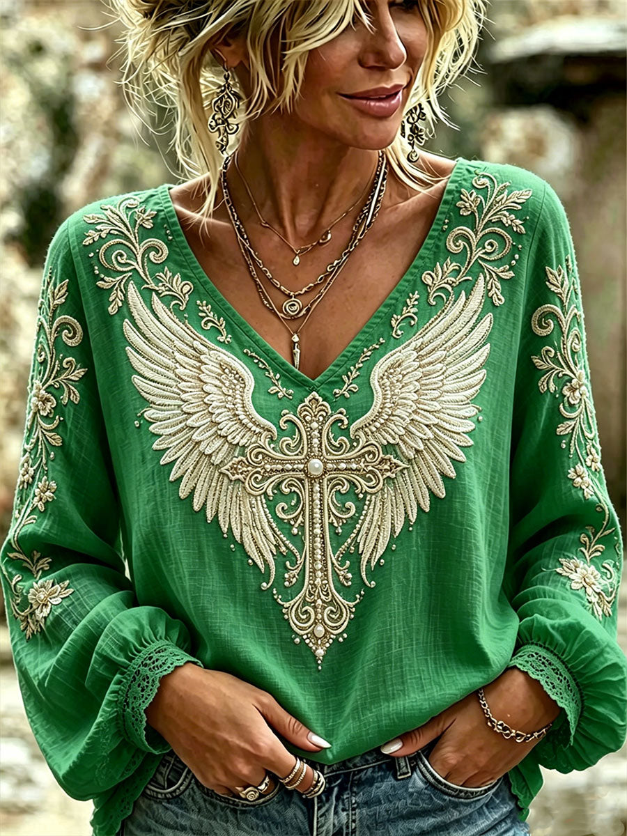 Women's Celtic Cross Top