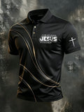 Men's Faith Casual Short-Sleeve Polo Shirt