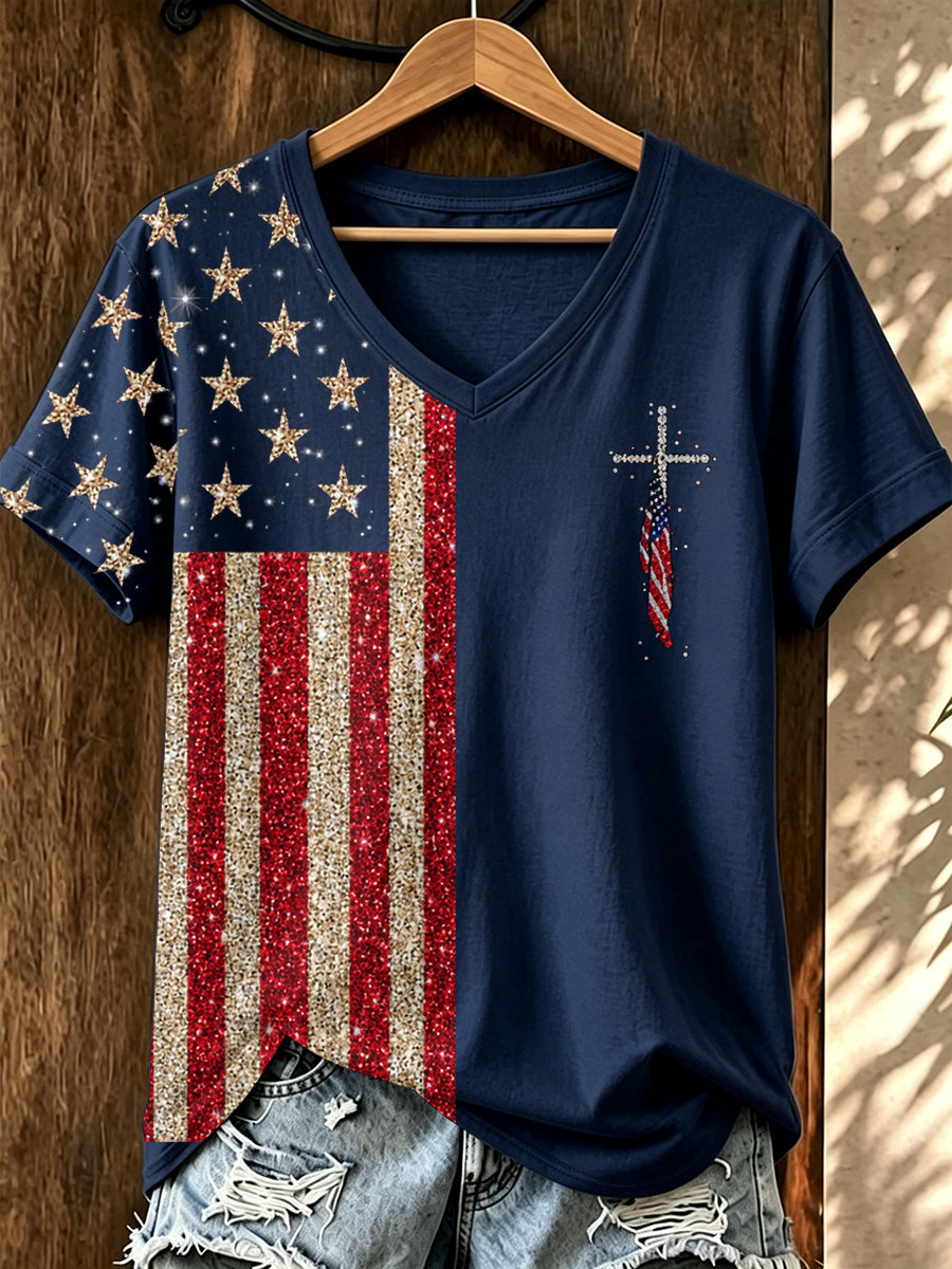 Women'S 250Th Anniversary Printed Casual T-Shirt