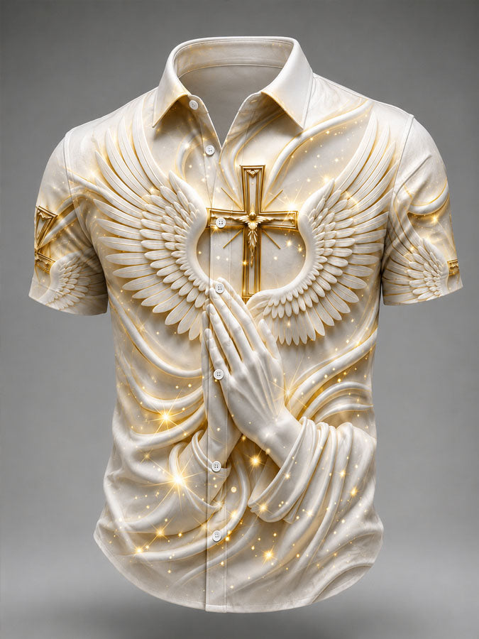 Men's Faith Printed Casual Shirt