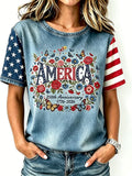 Vintage U.S. 250th Anniversary Print Women's T-Shirt