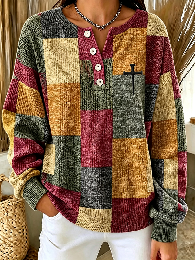 Women'S Color-Block Design With