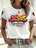 Women'S Casual Jesus Truth T-Shirt