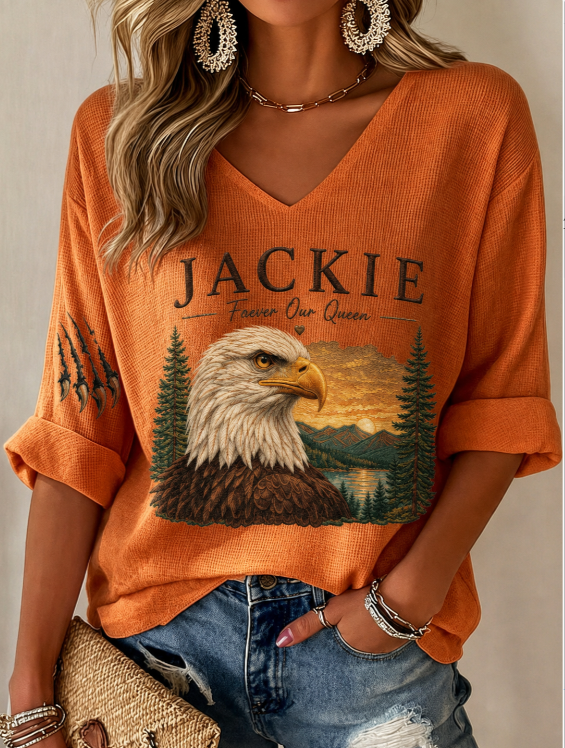 Women's Jackie Forever Our Queen Print T-Shirt