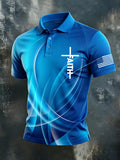 Men's Faith Casual Short-Sleeve Polo Shirt