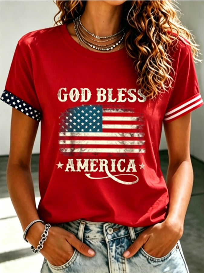 Women'S God Bless America T-Shirt