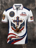 Men'S Retro Cross 250Th Anniversary Edition Short Sleeve Polo Shirt