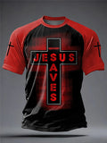 Men's Faith Printed Casual T-shirt