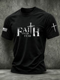 Men's 250th Anniversary Religious Belief Short Sleeve Patriotic T-shirt