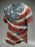 Men's American cross Waffle T-Shirt
