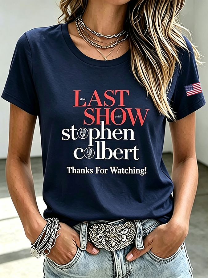 Women'S Last Show Printed Casual T-Shirt