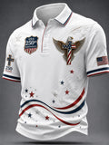 Men'S Printed Polo Shirt For USA 250Th Anniversary