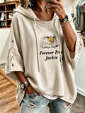Women'S Jackie The Eagle Printed Hoodie
