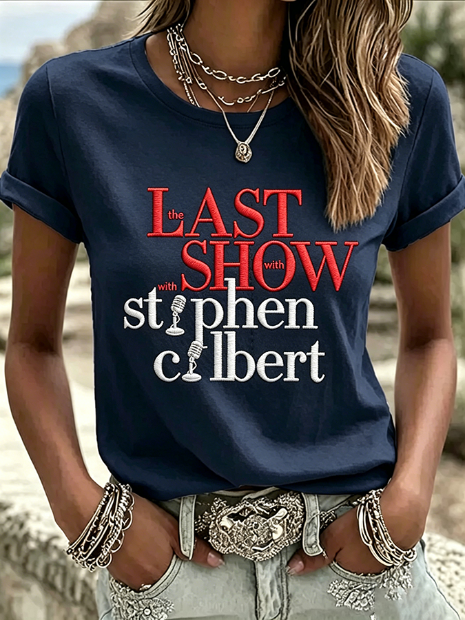 Women'S Hot News Printed Casual T-Shirt