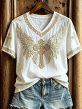 Women's Faith Cotton Linen Top