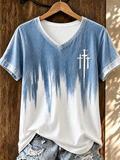 Women's Casual Print Short-Sleeve T-Shirt