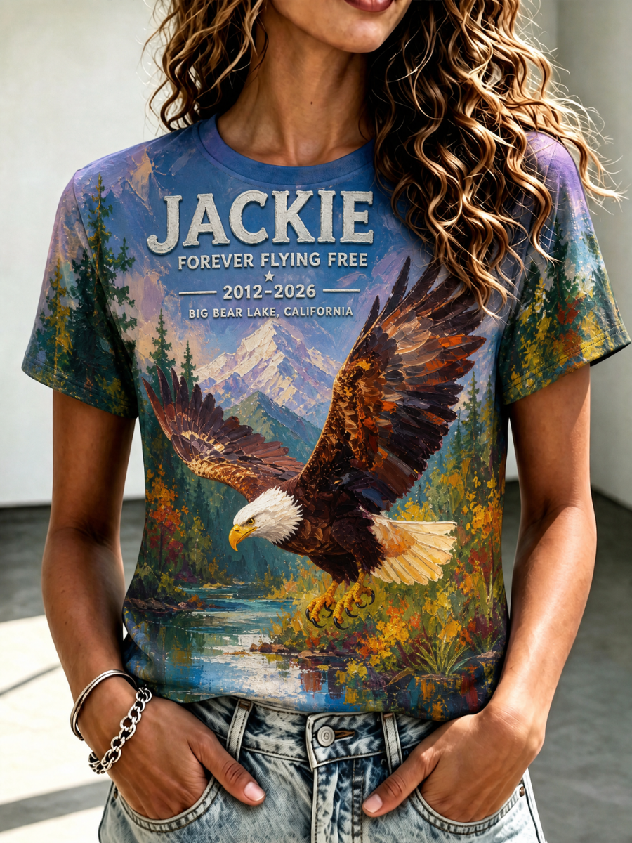 Deepest Condolences To Jackie, May You Rest In Peace. Printed T-Shirt