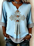 Women'S Faith Print Top