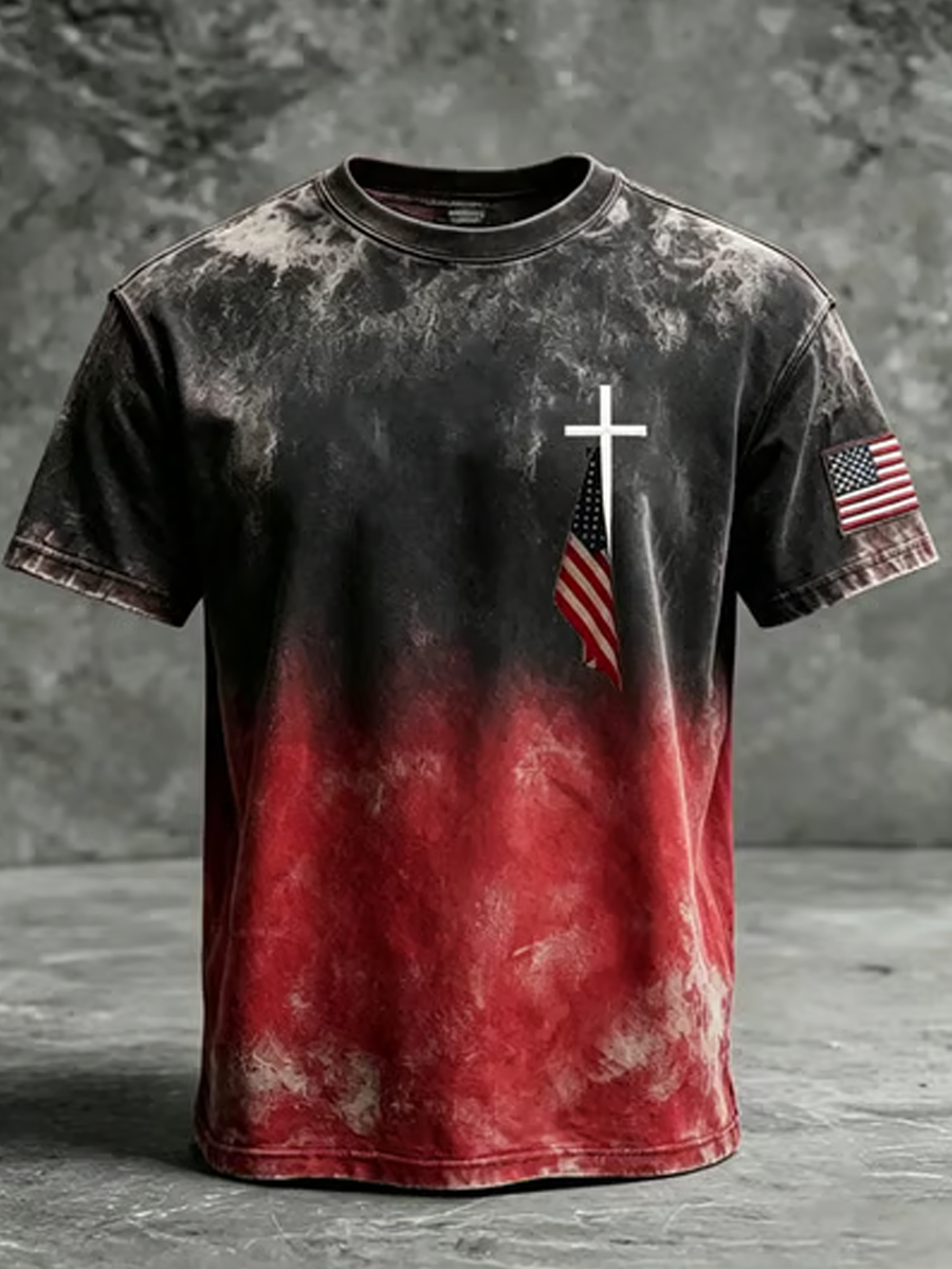 Men's American 250th Anniversary Faith Printed Shirt