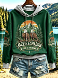 Women's Animal Print Casual Hoodie