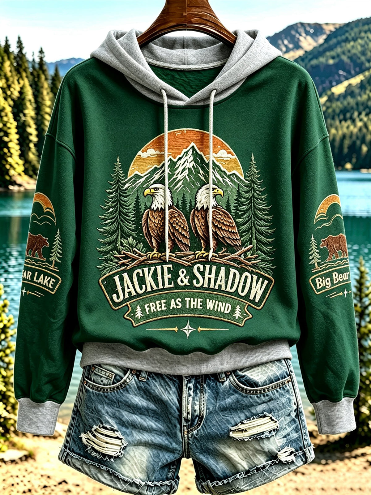 Women's Animal Print Casual Hoodie