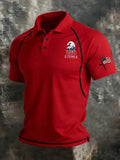 U.S. 250th Anniversary & Faith Print Men's Short-Sleeve Shirt