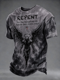 Men'S Faith Art Printed Round Neck T-Shirt